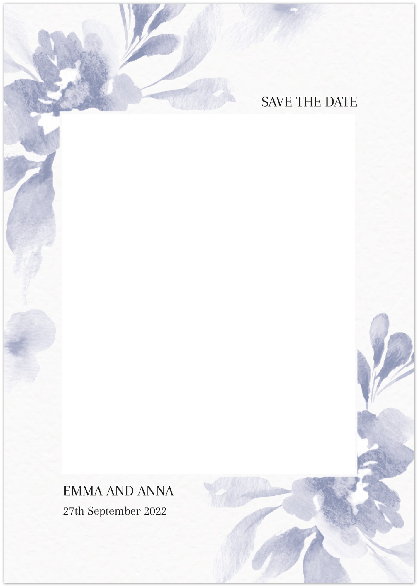 Lilac Blooms Save the Date