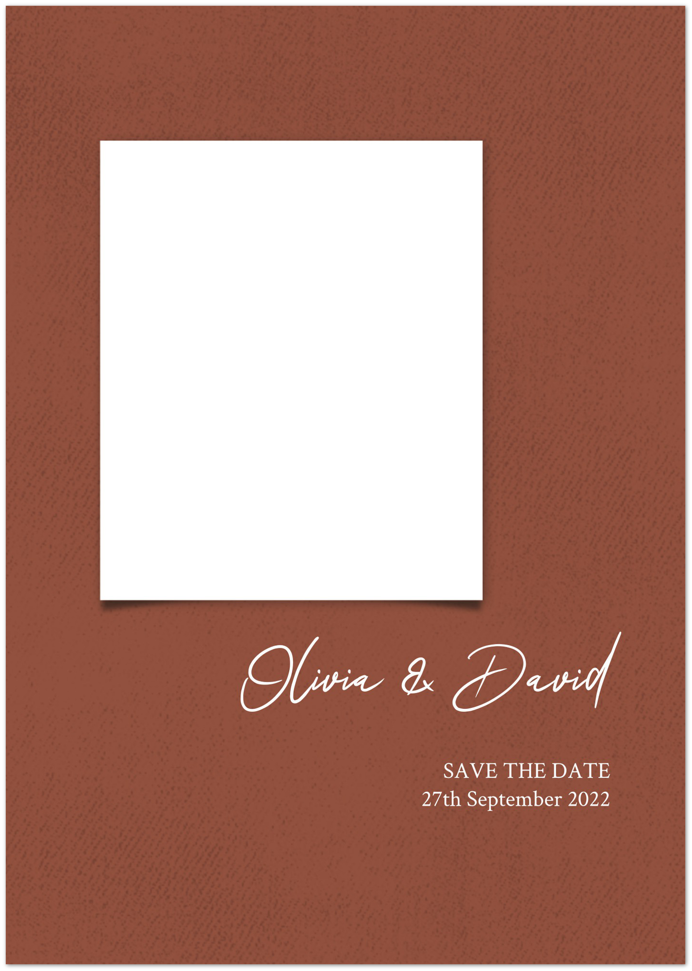 Simple Photo Save the Date